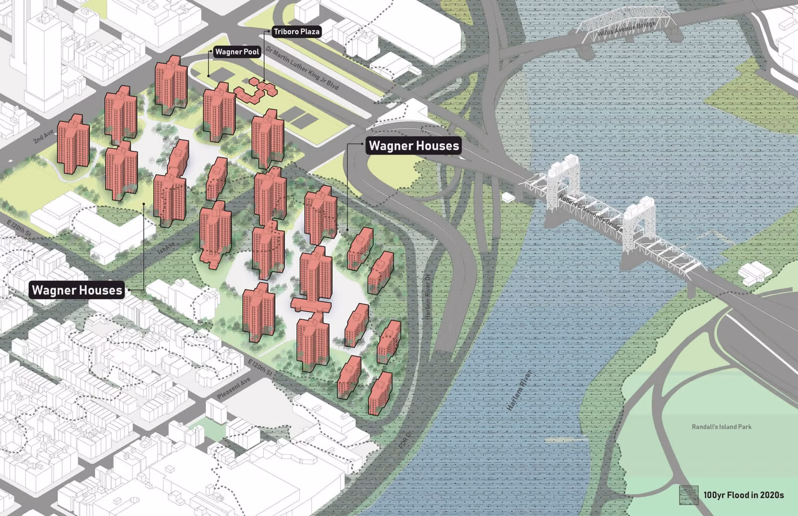 Wagner Houses flood scenario 3